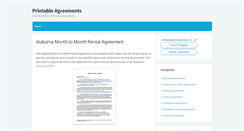 Desktop Screenshot of printableagreements.com